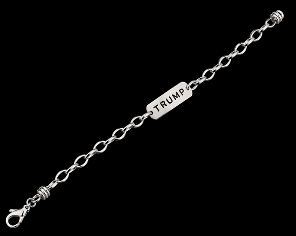 Trump Sterling Silver Bracelet Unisex