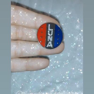 Custom Campaign Pin Anna Paulina Luna Running for Congress St Petersburg FL-13