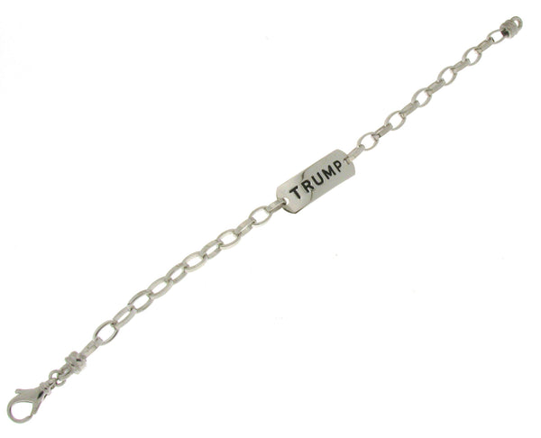 Trump Sterling Silver Bracelet Unisex