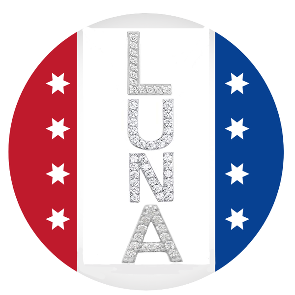 Custom Campaign Pin Anna Paulina Luna Running for Congress St Petersburg FL-13